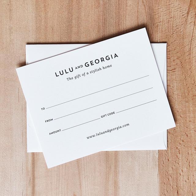 Lulu and Georgia Gift Card