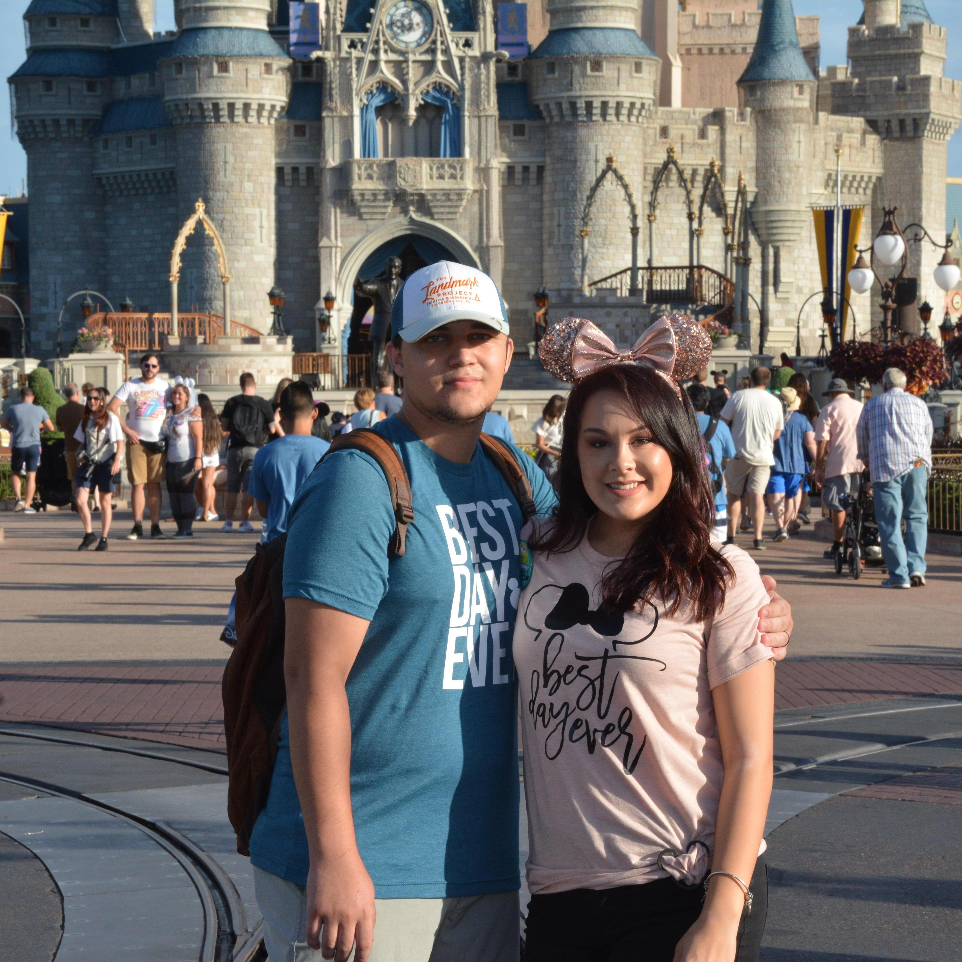 This picture was snapped right before he proposed.