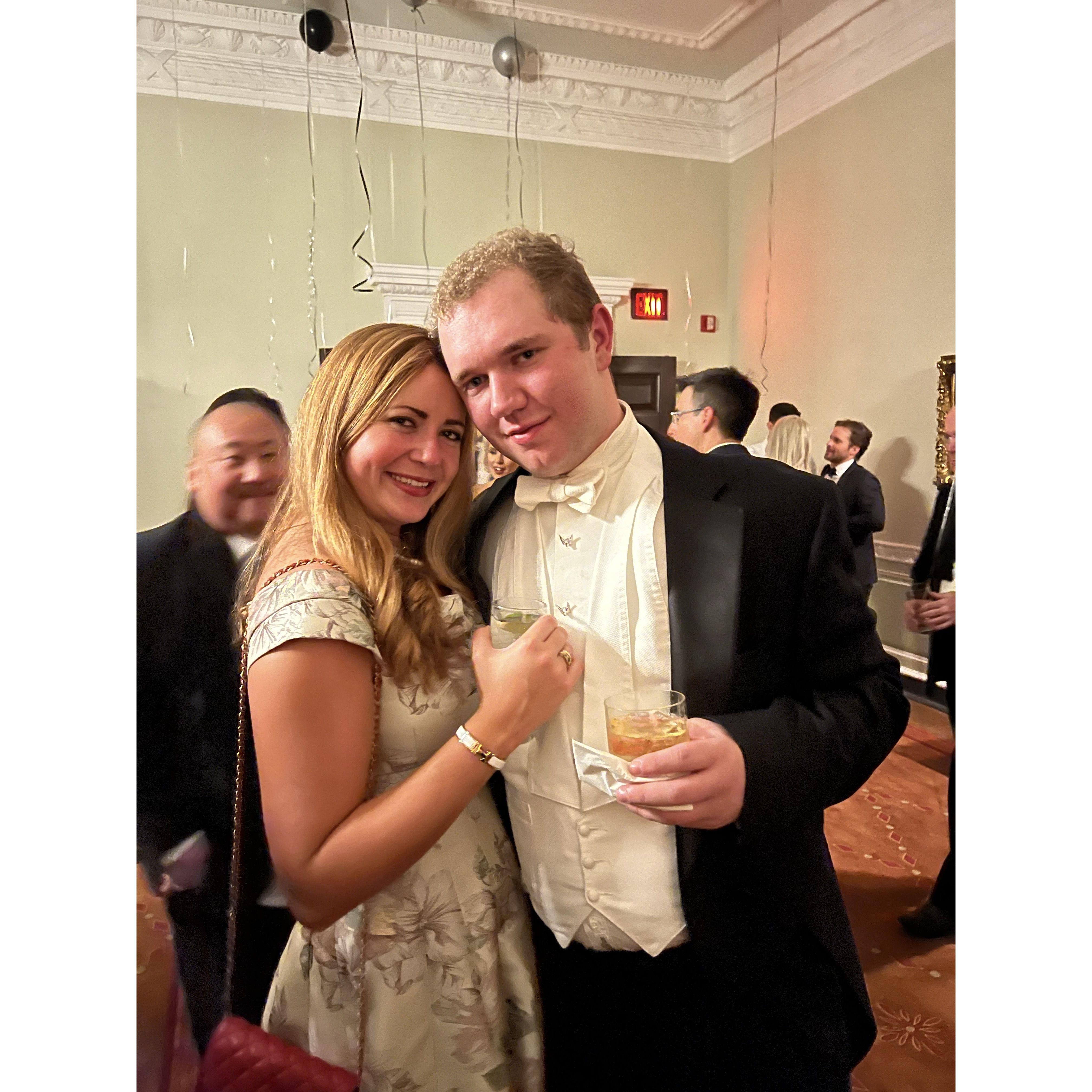 The night we met! Crashing the Yorkville Ball....