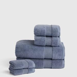 Turkish Classic Bath Towel Bundle in Navy
