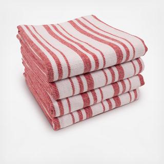 York Reversible Terry Towel, Set of 4