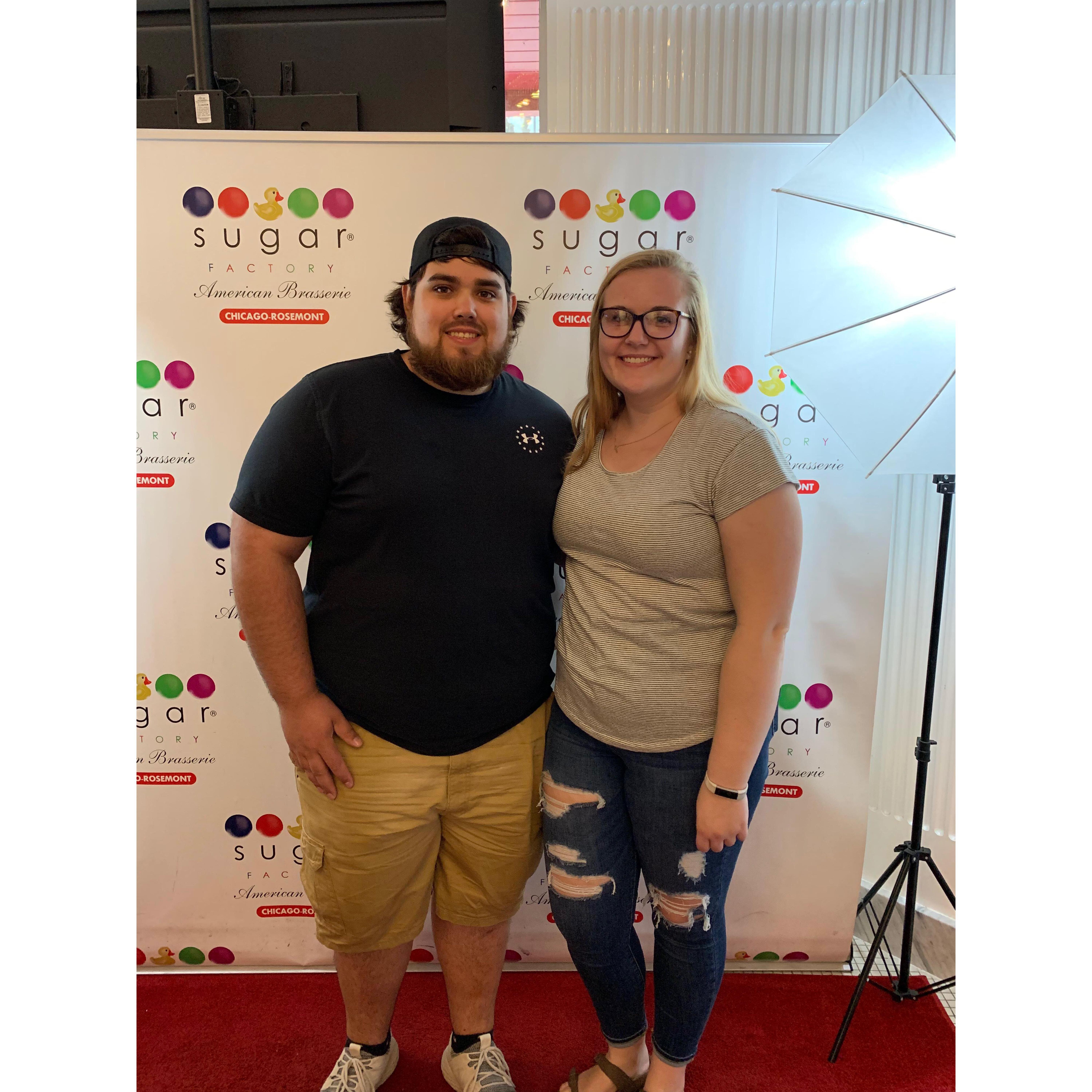 Our first time in Chicago together!