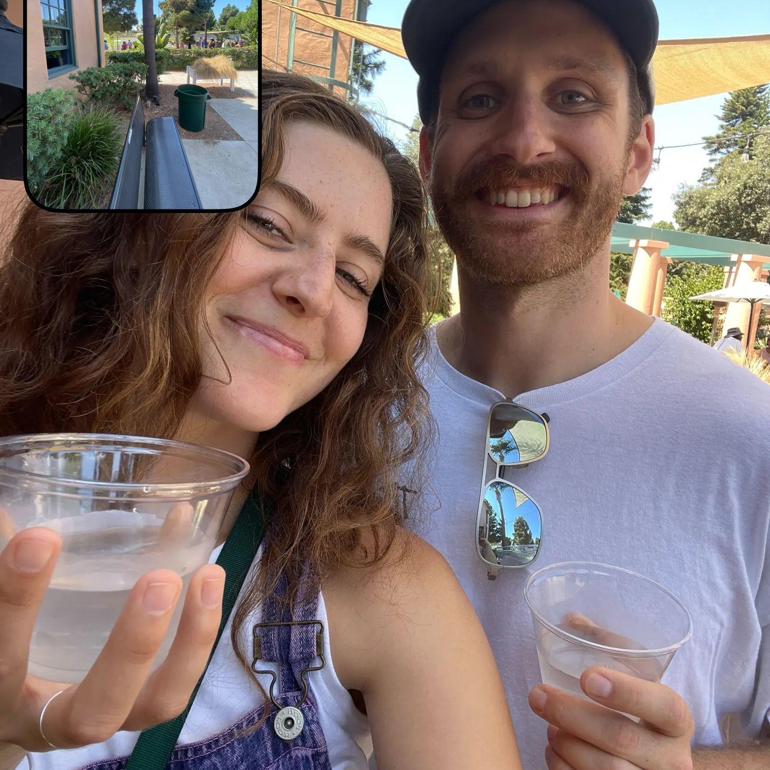 Our first photo ever taken together! This was our 4th official date.