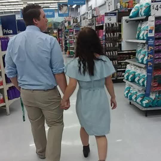 April 2018 - A candid photo from our first date