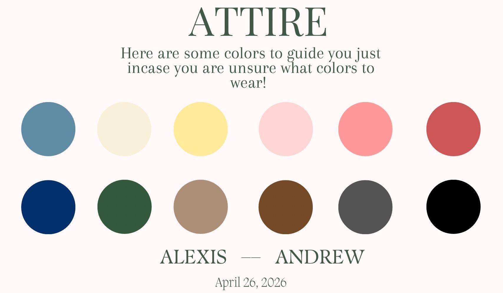 The Wedding Website of Alexis LeFave and Andrew Dixon