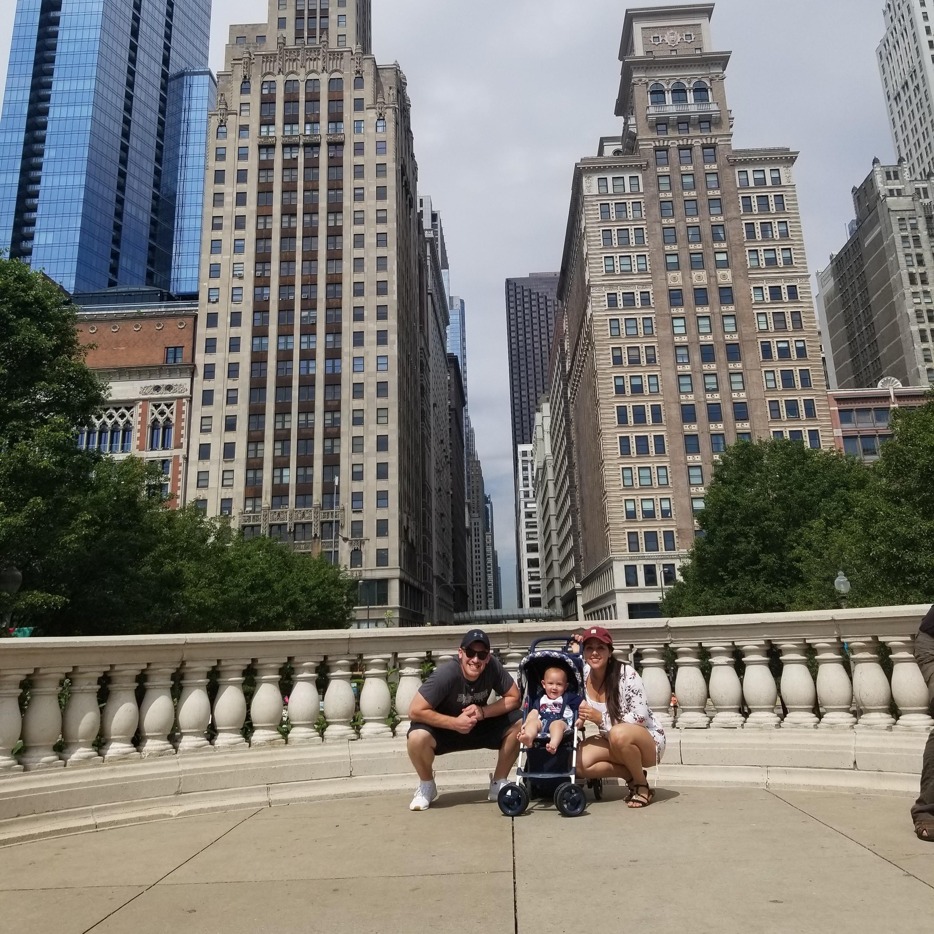 First time in Chicago with our cutie 👶🏼