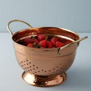 Hammered Copper Colander