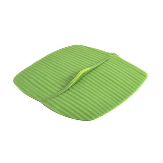 Charles Viancin - Banana Leaf Silicone Lid for Food Storage and Cooking - 10''x10''/25x25cm - Airtight Seal on Any Smooth Rim Surface - BPA-Free - Oven, Microwave, Freezer, Stovetop and Dishwasher Safe