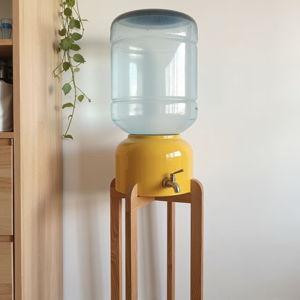 Natural Wood Water Dispenser Floor Stand