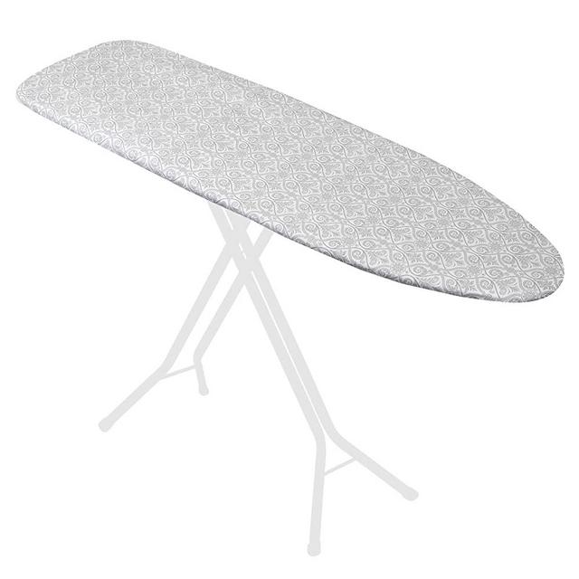 Laundry Solutions by Westex Intricate Damask Deluxe Triple Layer Extra-Thick Ironing Board Cover & Pad, 15" x 54", IB0316A