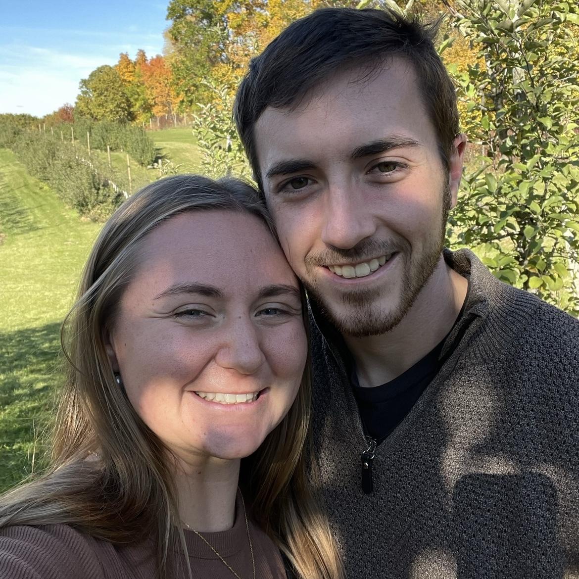 Mary's birthday visit to the apple orchard