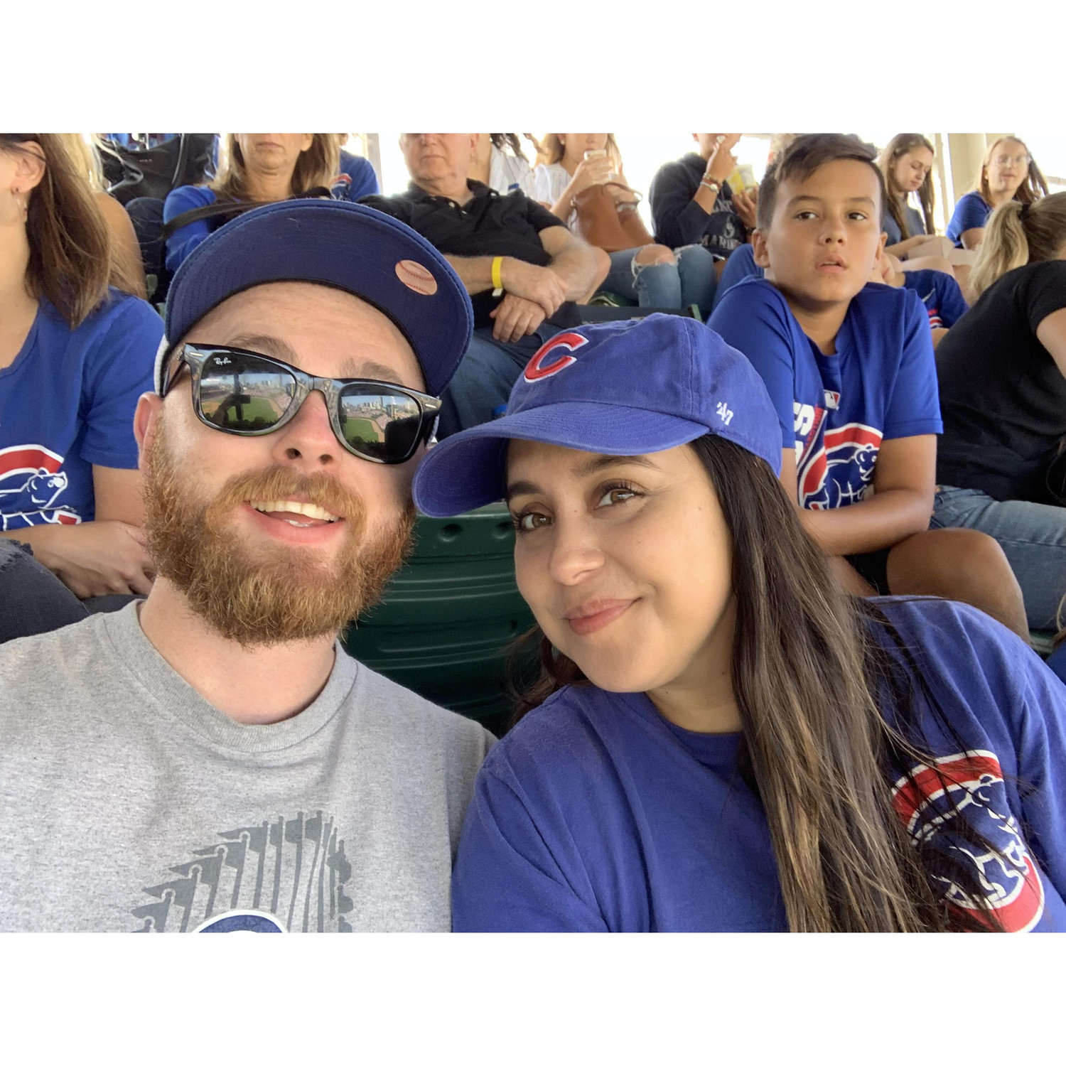 Our first Cubs game together! September 2019