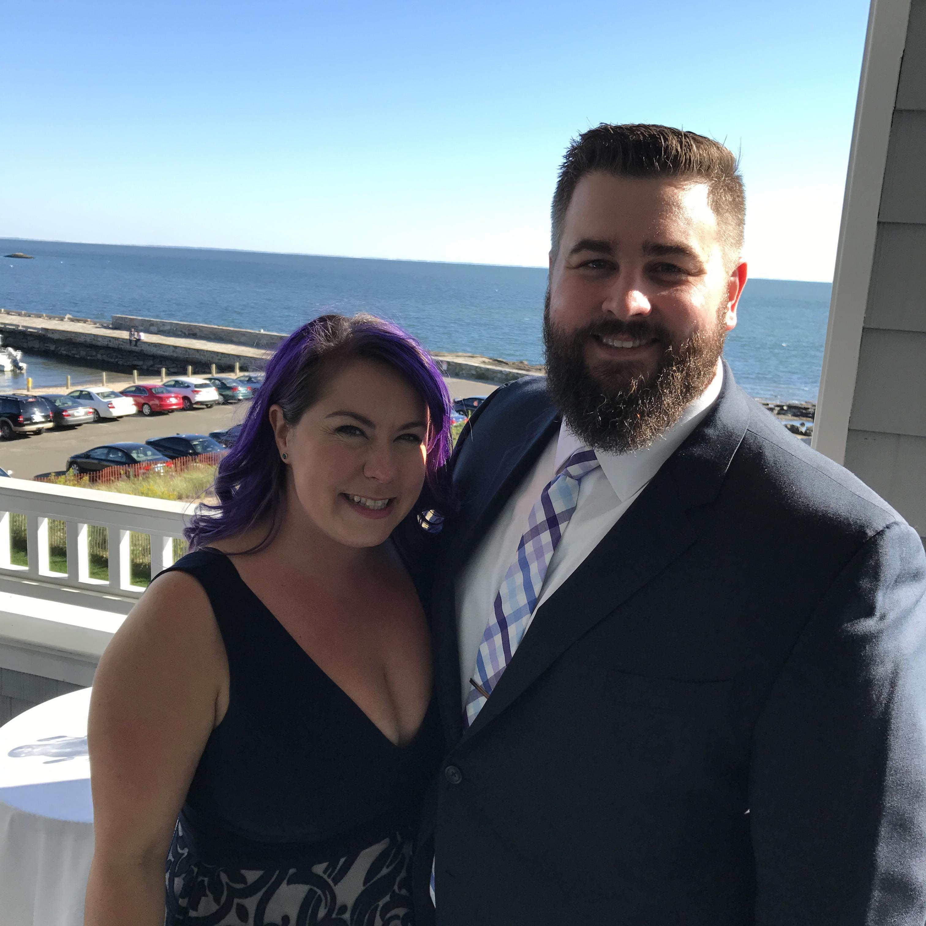 Celebrating the love of our friends Ray and Evan at their wedding in Madison, CT.  October 2017.