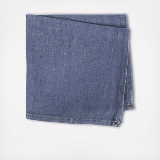 Embroidered Denim Jeans Napkin, Set of 6