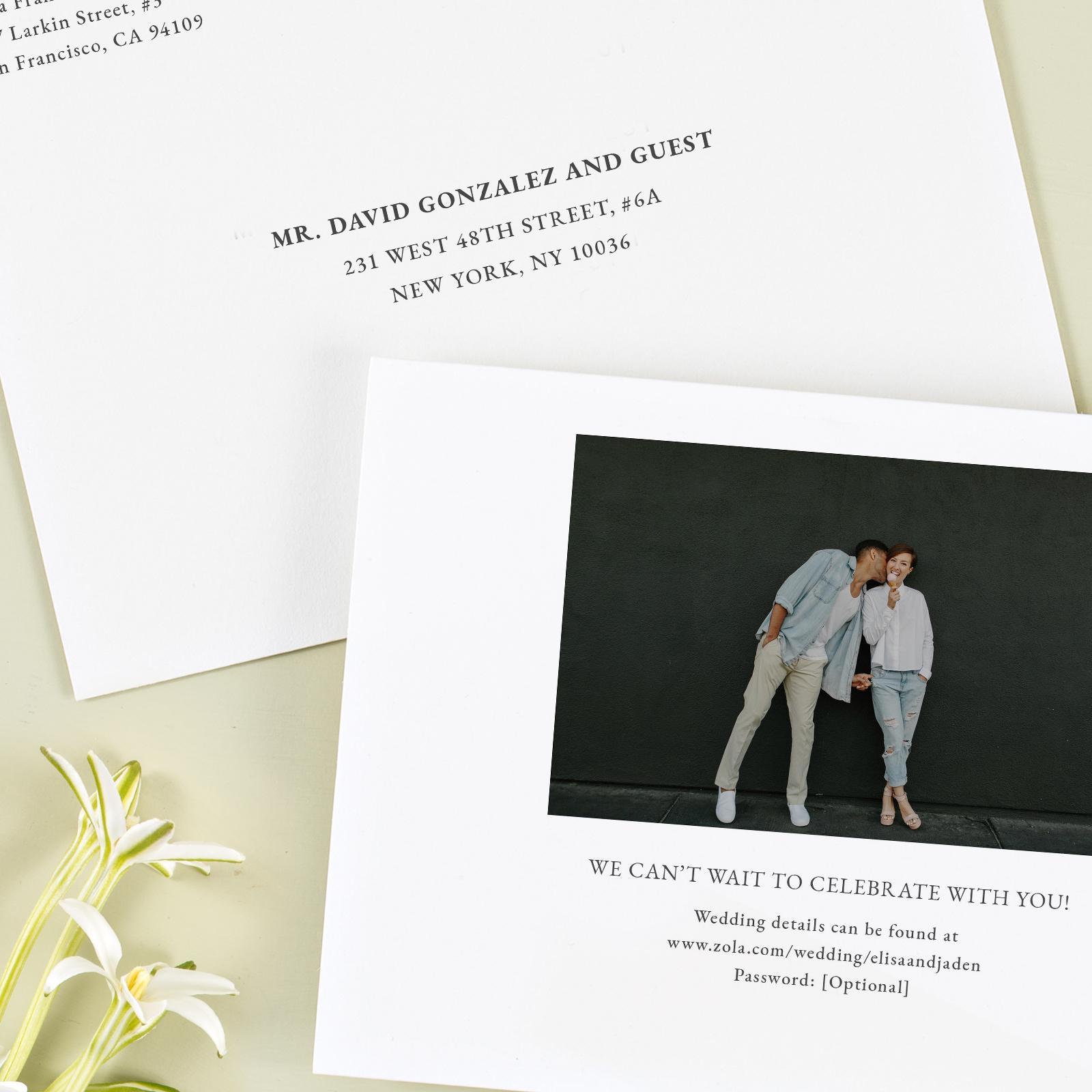 Zola Wedding Invitations Windsong Landscape