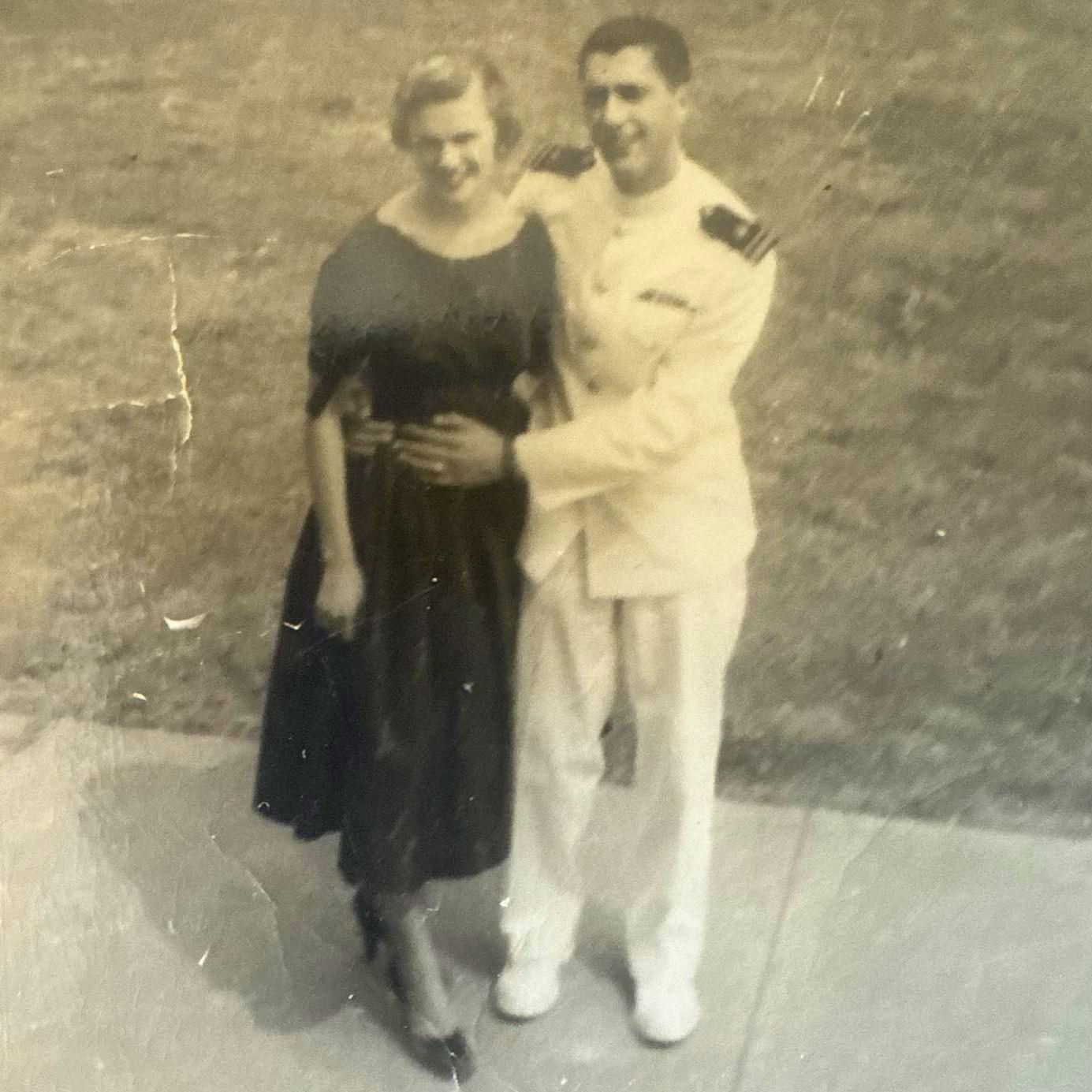 kay & john pugliese, 1954