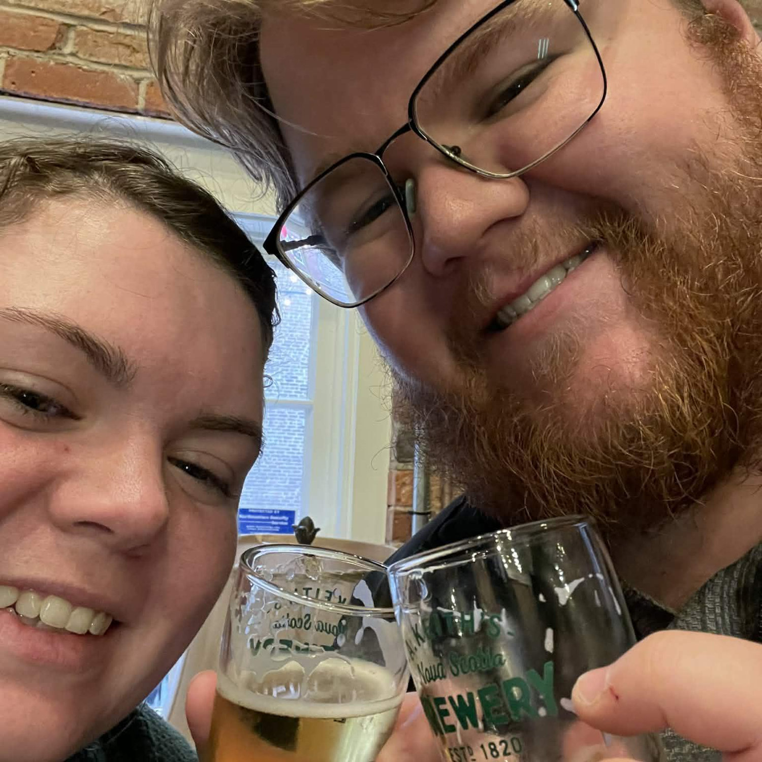 Cheers from the Alexander Keith Brewery in Halifax