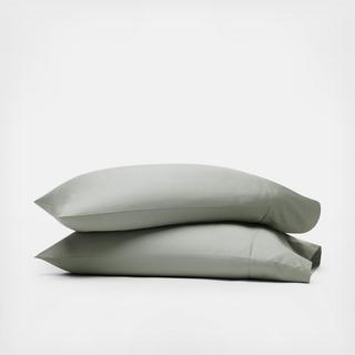 Signature Hemmed Organic Pillowcase, Set of 2