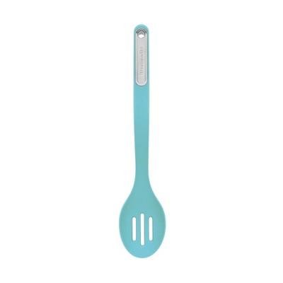 KitchenAid Silicone Slotted Spoon Aqua Sky