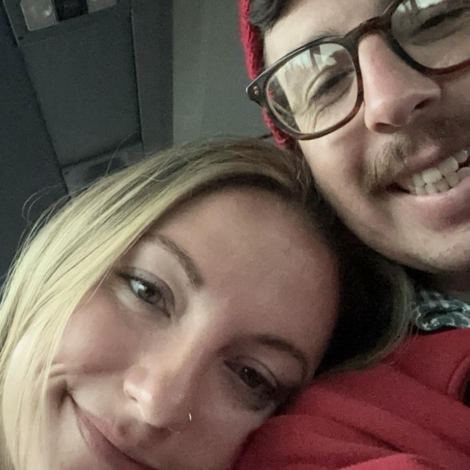 Plane ride home, engaged ❤️