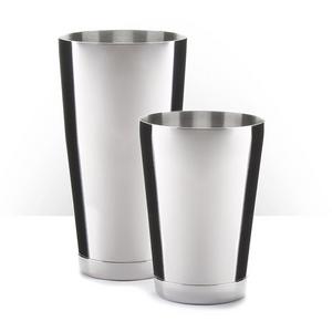 Piña Barware Stainless Steel Commercial Bar Boston Shaker Tin Set - 28oz. & 18oz.