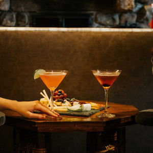 Cocktail Hour at Lake Placid Lodge
