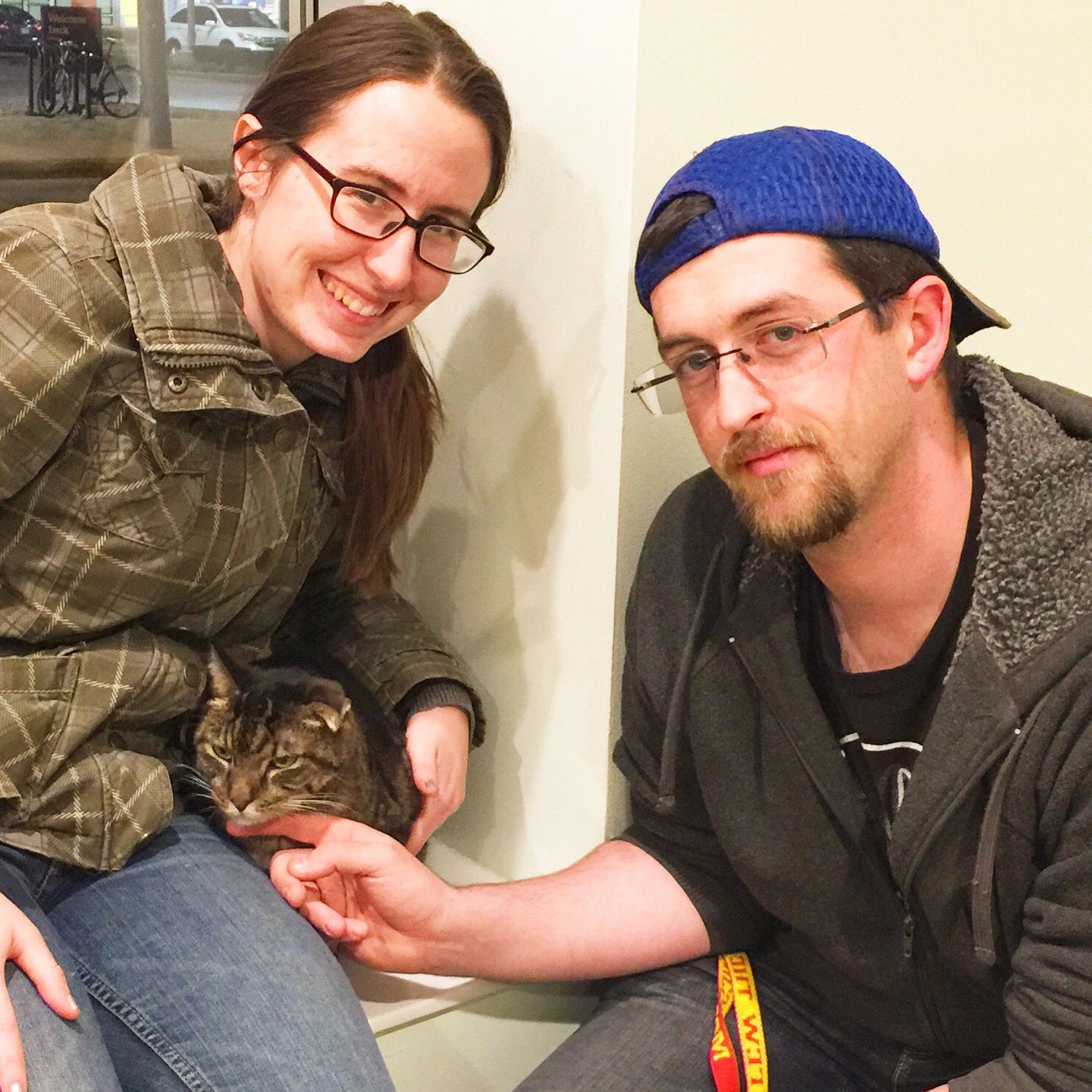 The day we adopted George.