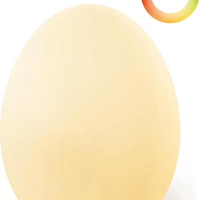 JolyWell Night Light for Kids, Baby Egg Light with 7 Colors Changing Mode & Stepless Dimming, Nursery Night Lamp BPA Free,Rechargeable Egg Night Light for Breastfeeding 1h Timer & Touch Control