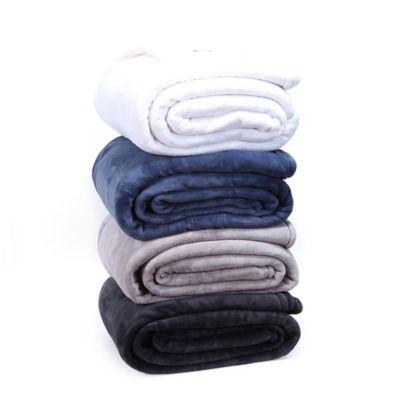 Berkshire Blanket® Luxury PrimaLush™ Full/Queen Blanket in Ash