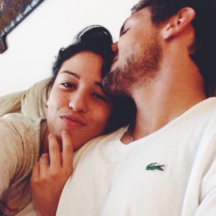One of the first pictures of us as a couple