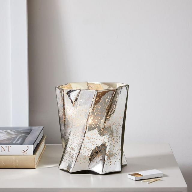 Hexagonal Hurricane Glass, Medium