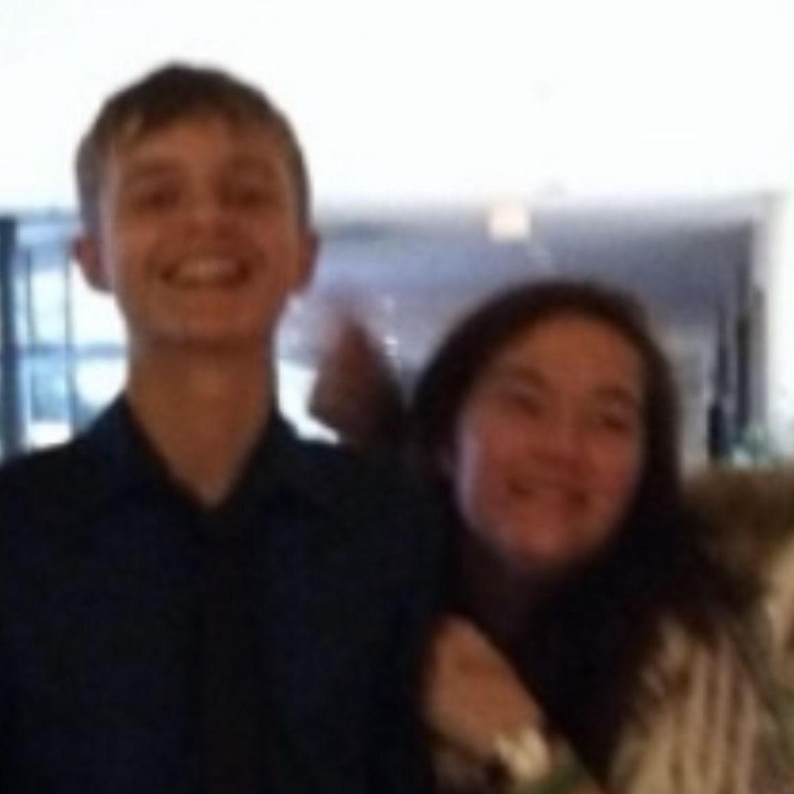 a VERY blurry throwback to 8th grade