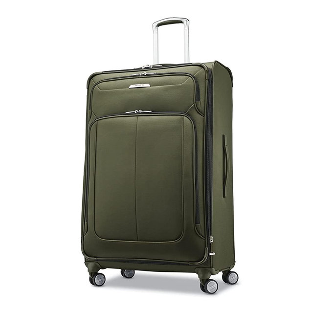 Samsonite SoLyte DLX 29-Inch Expandable Spinner (Cedar Green, Checked-Large 29-Inch)