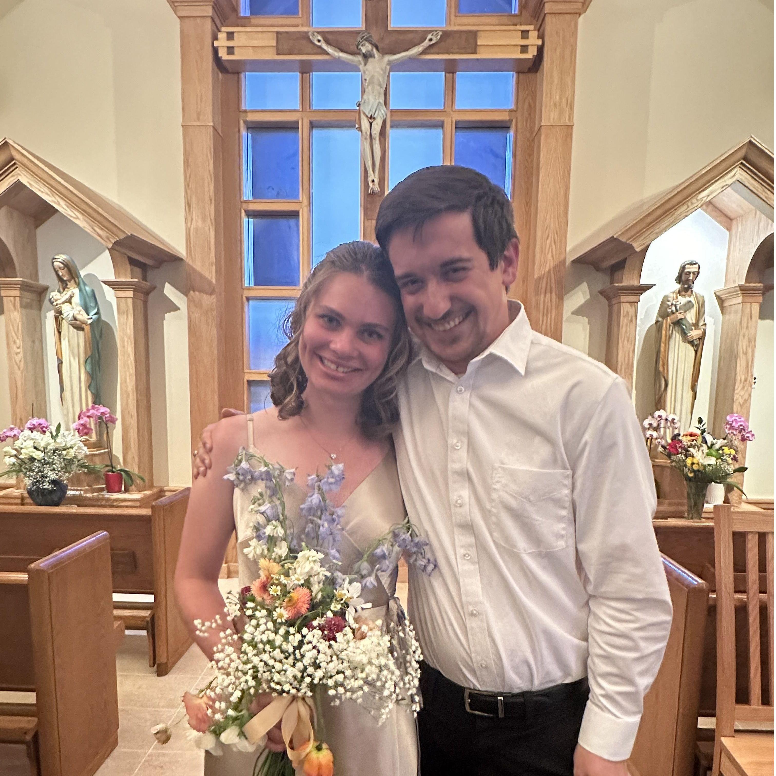 Taken shortly after Alyssa's friend got married. Alyssa was in the wedding party!