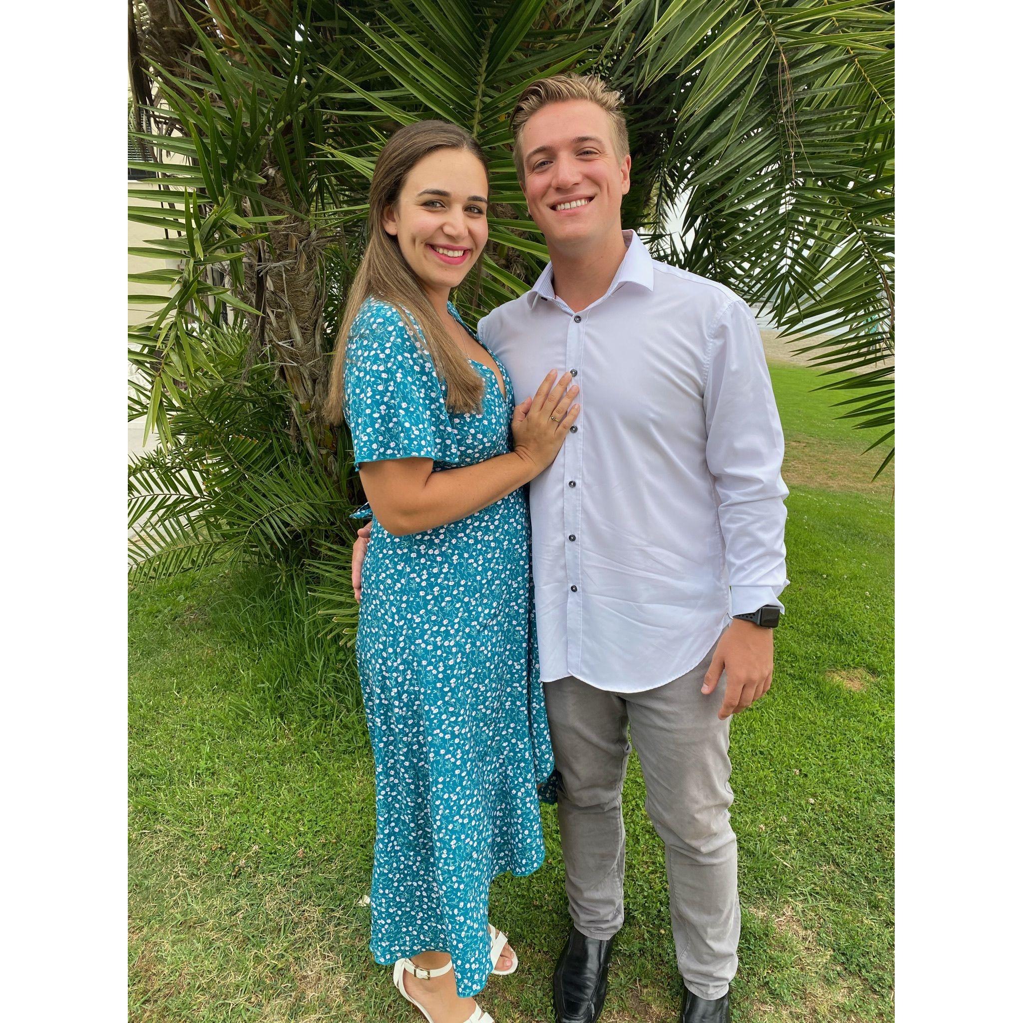 Our first family trip- Rose joined Ian's family on a trip to San Diego for his Aunt Cindy's wedding!