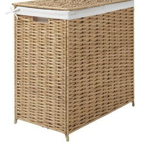 NATTGIBBA Laundry basket - willow/handmade 26 gallon