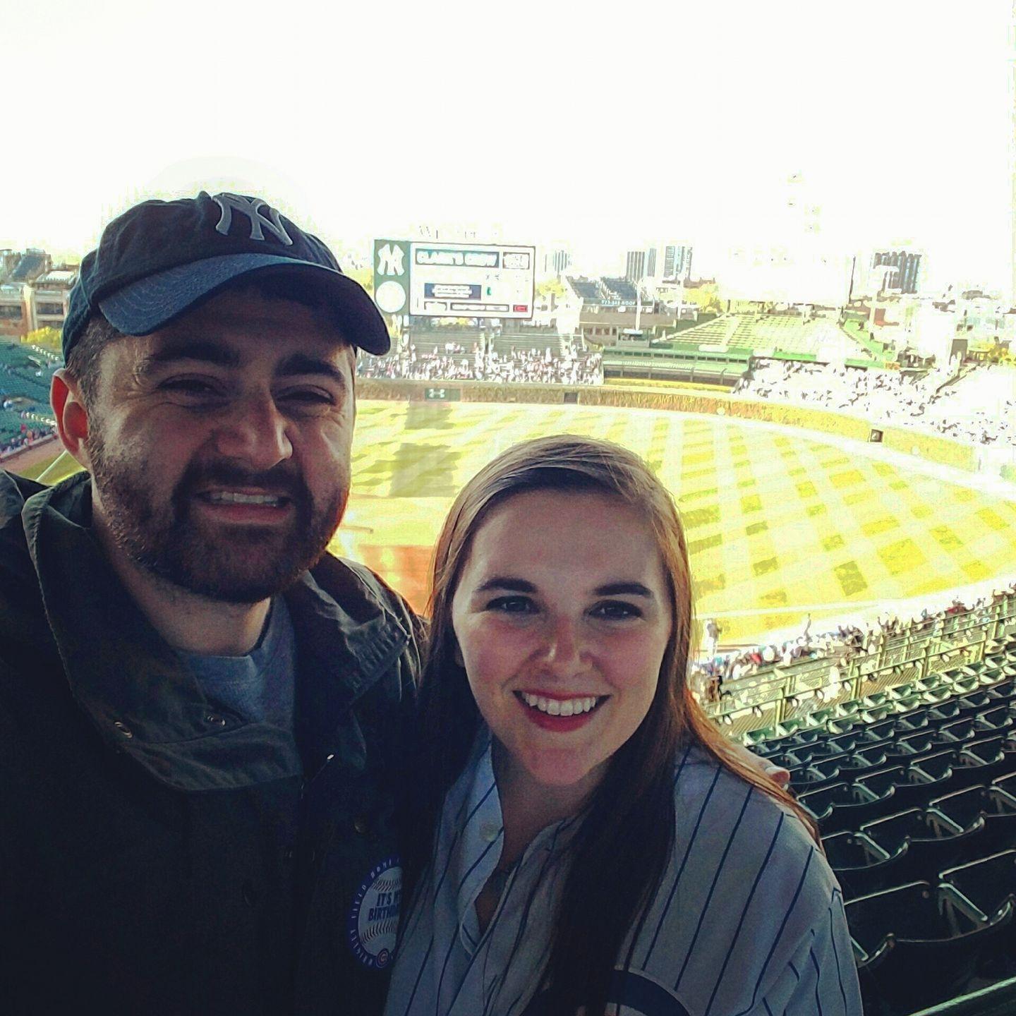 First time at Wrigley Field to see the Chicago Cubs (2017)