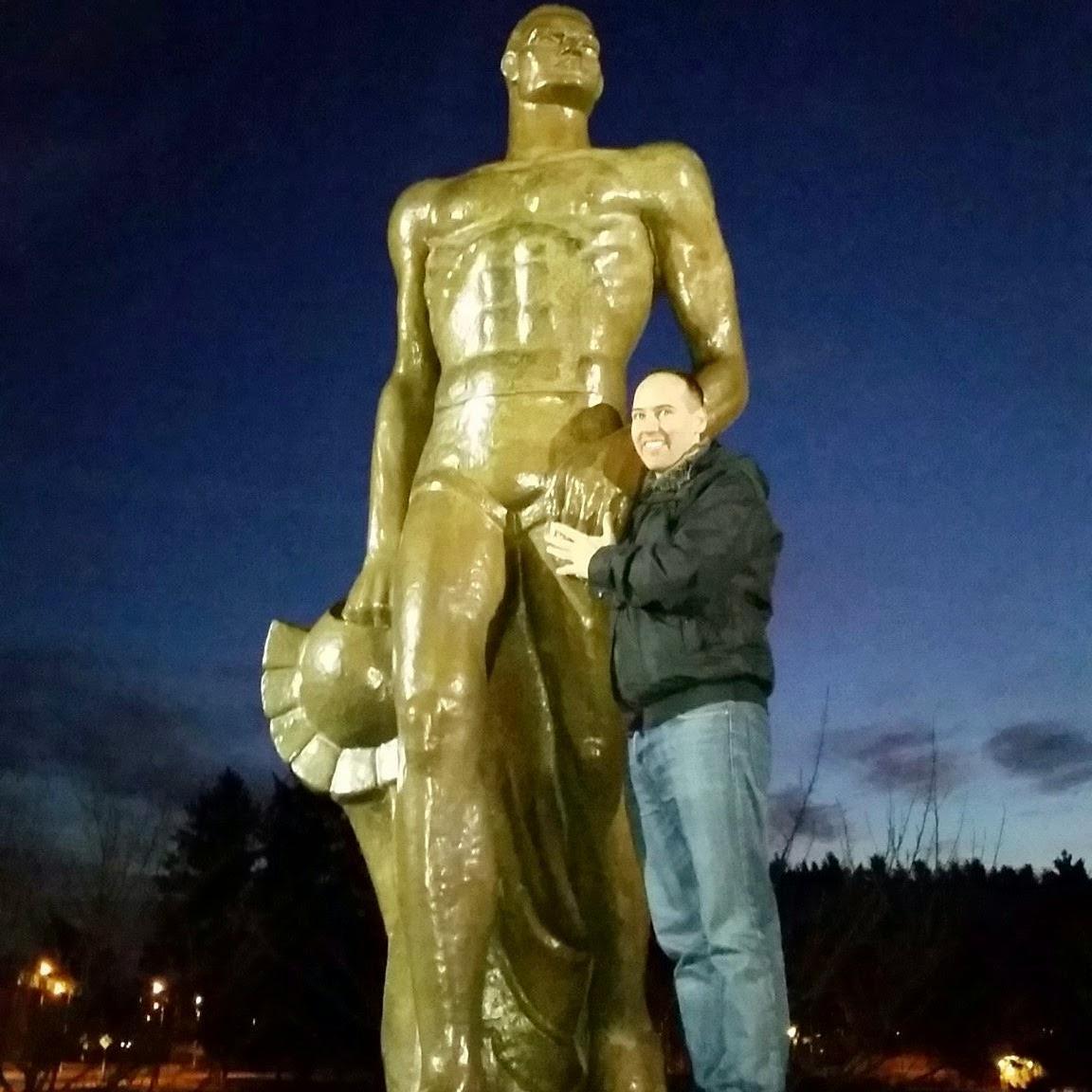 Sparty and Diego at Michigan State