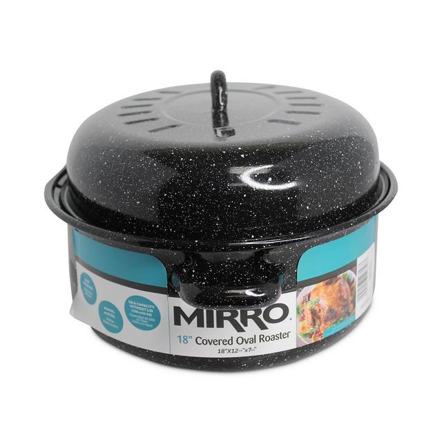 Mirro 18" Covered Oval Roaster