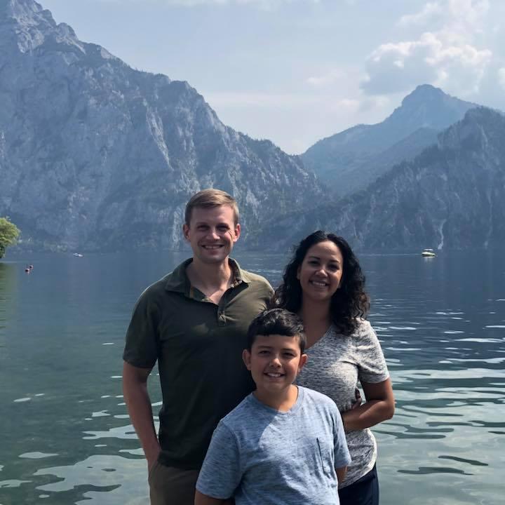 The three of us in Austria