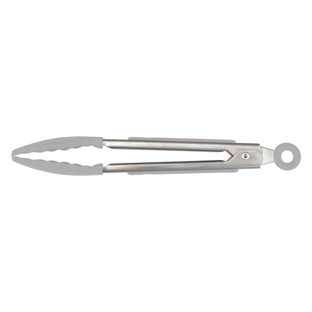 Tovolo Mini Silicone Tongs Oyster Gray