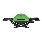 Q 1200 1-Burner Portable Tabletop Propane Gas Grill in Green