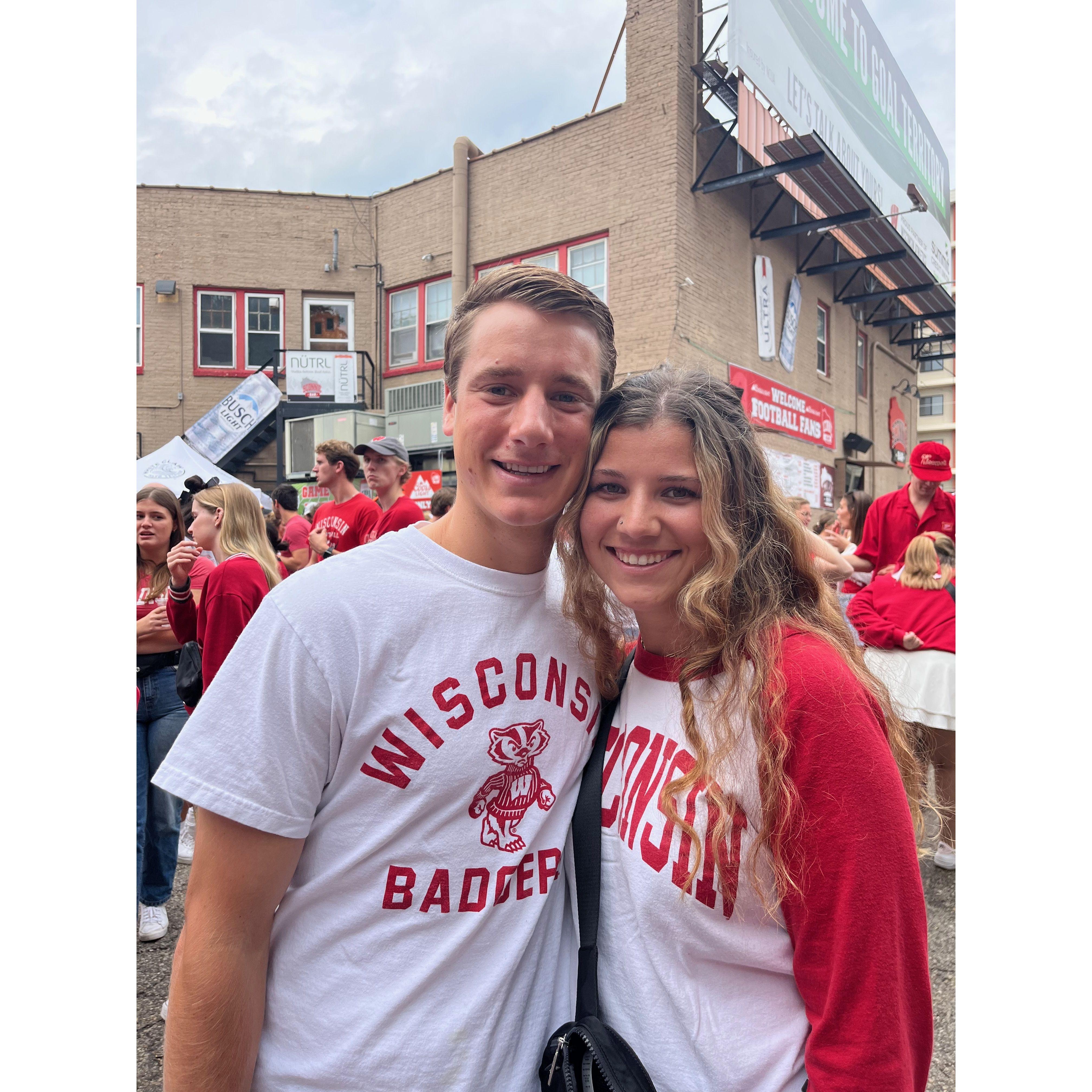 Badger games and bars! Go Bucky!