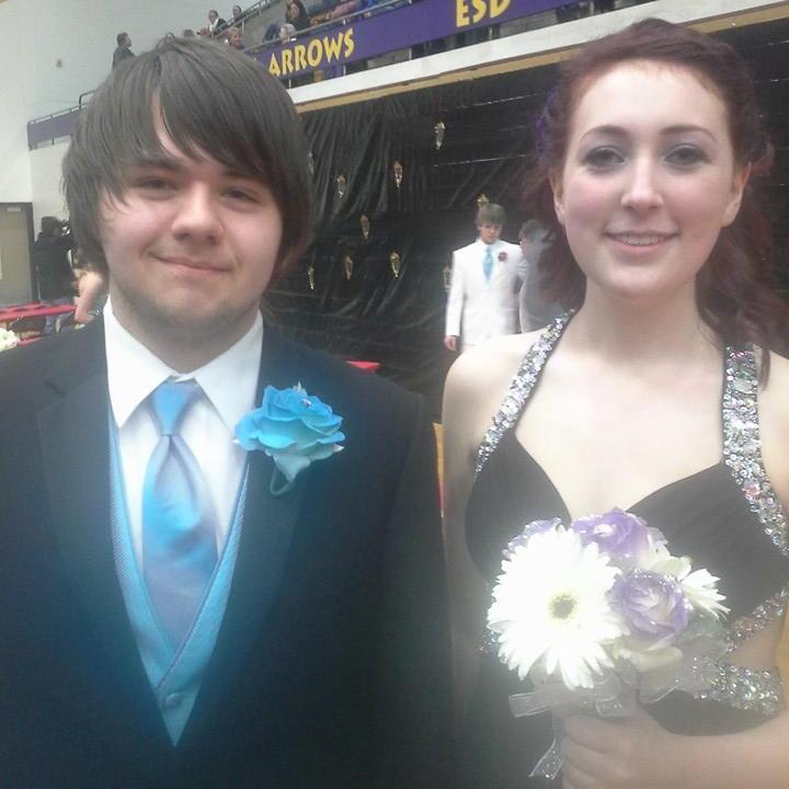 Senior prom (we didn't go together RIP)
