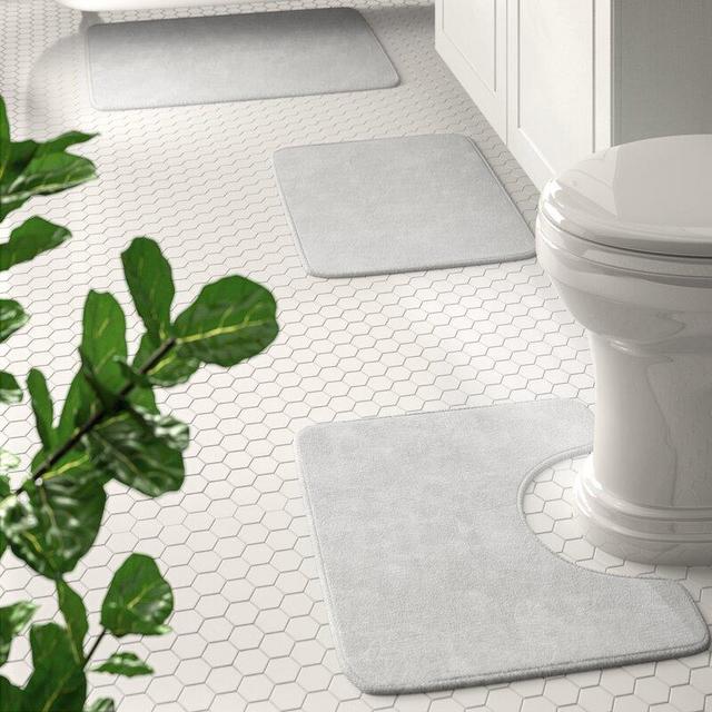 Blum Non-Slip 3 Piece Bath Rug Set