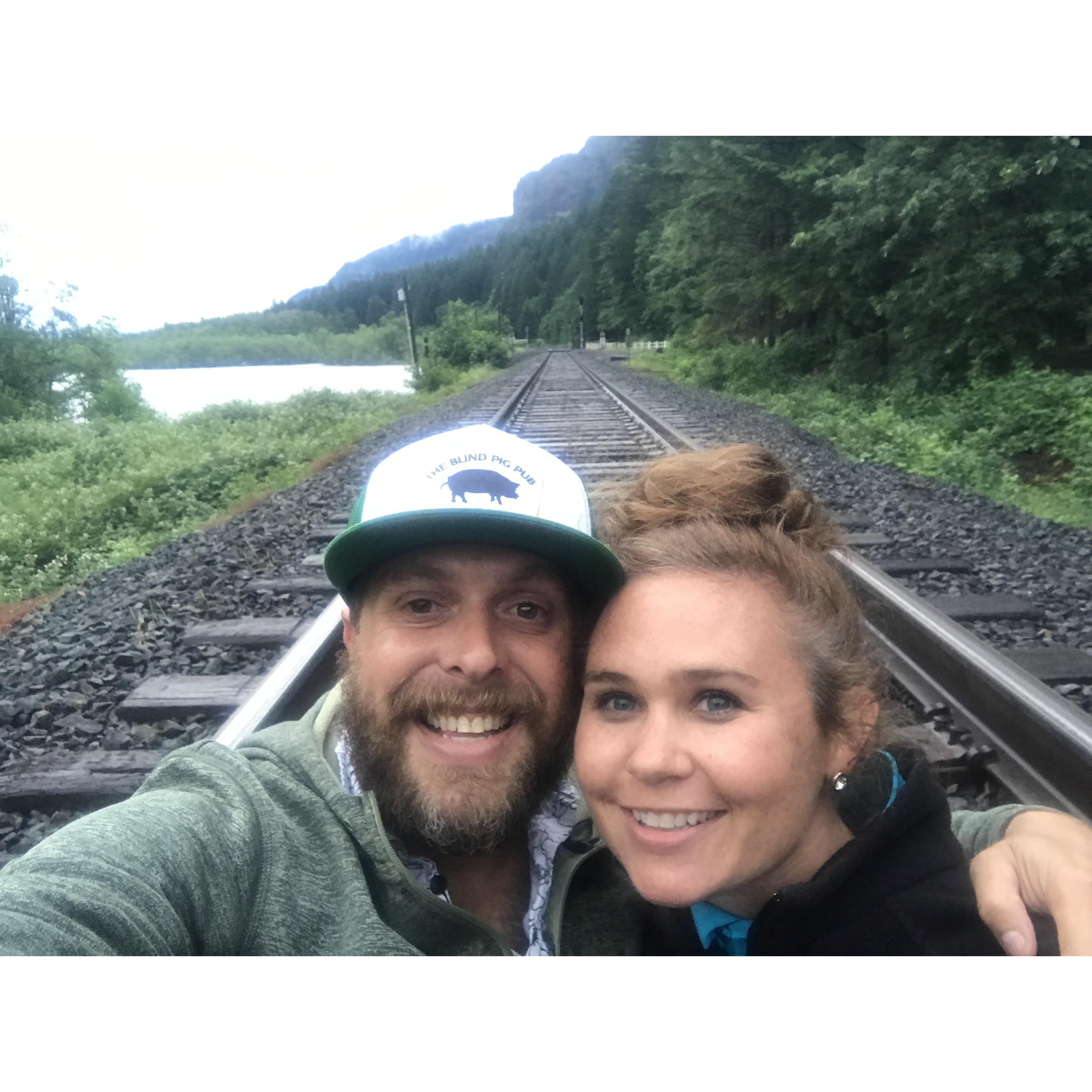 A stop in Portland, OR on Andy's road trip to Alaska.