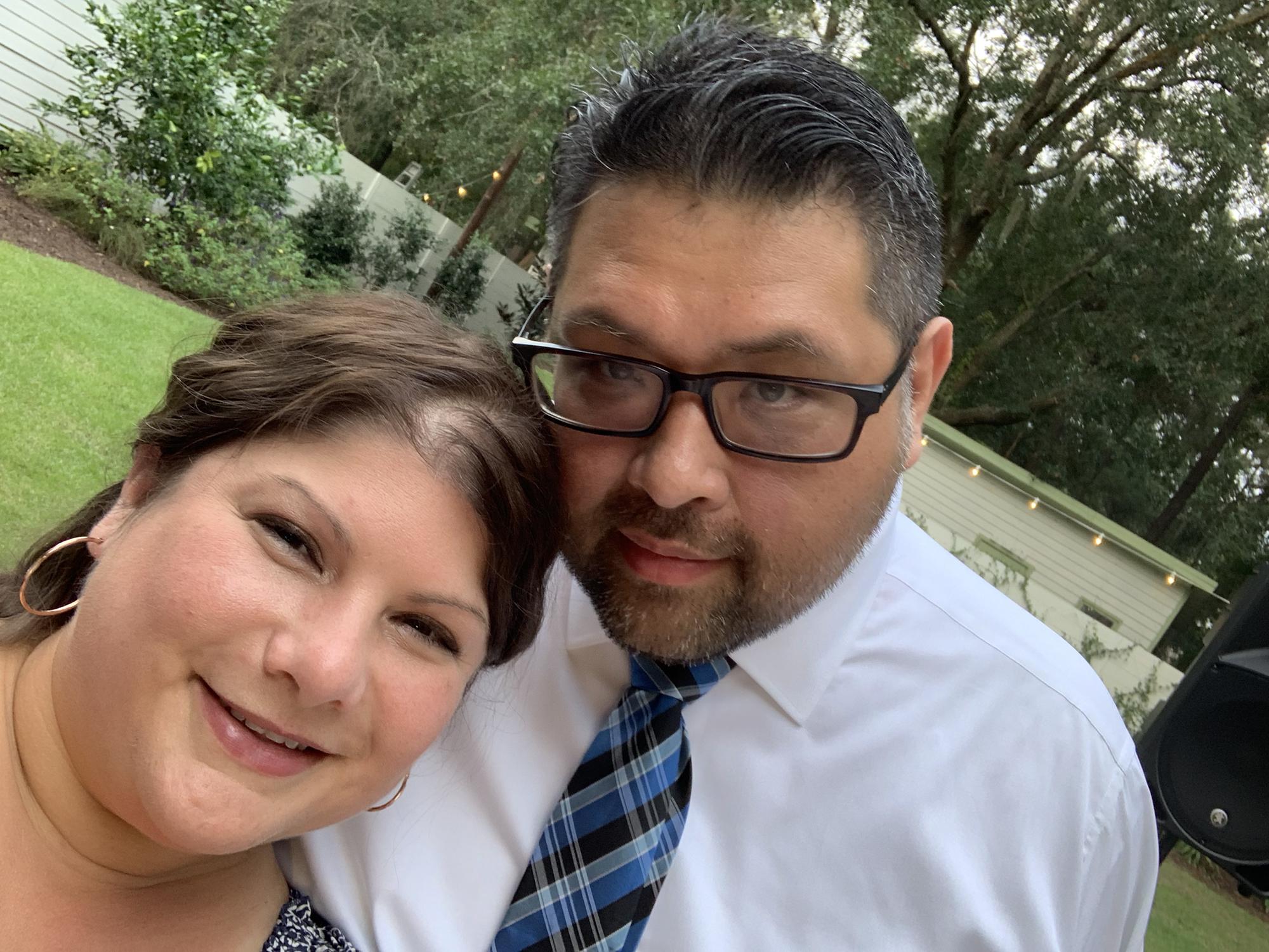 Enjoying a lowcountry wedding