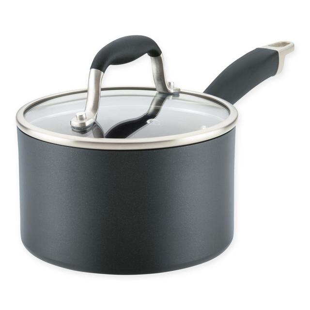 Anolon® Advanced™ Home Nonstick 2 qt. Hard-Anodized Aluminum Saucepan in Onyx