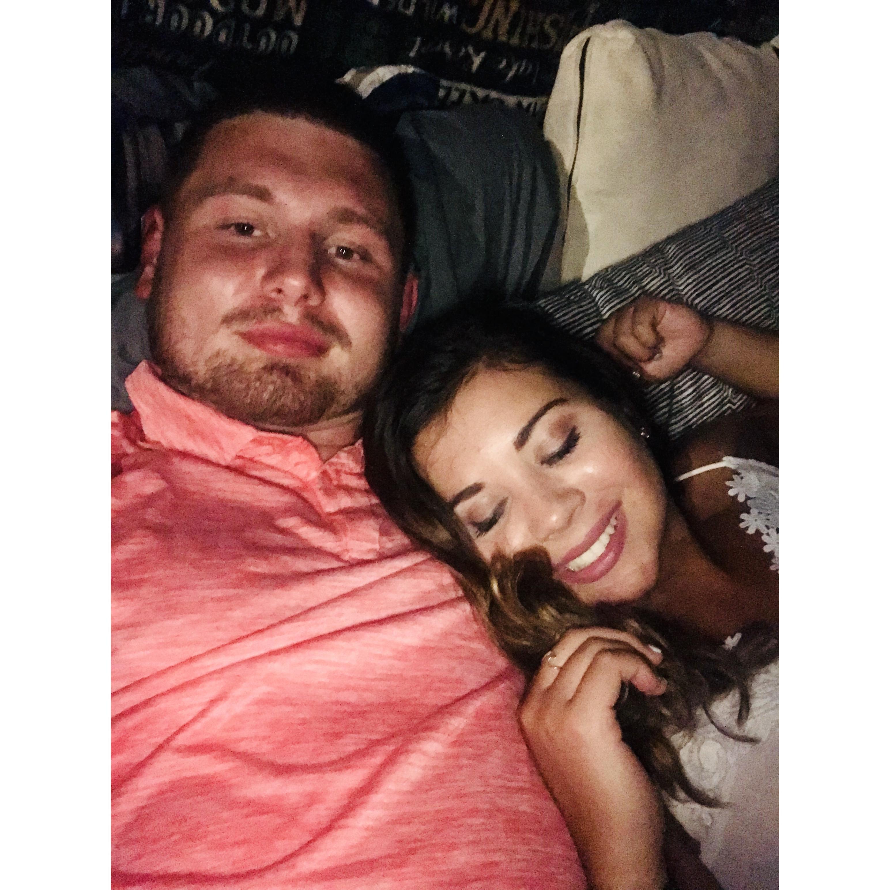 Matt: "What do you wanna do for our second date?"
Me: "Stargaze in your truck bed!"