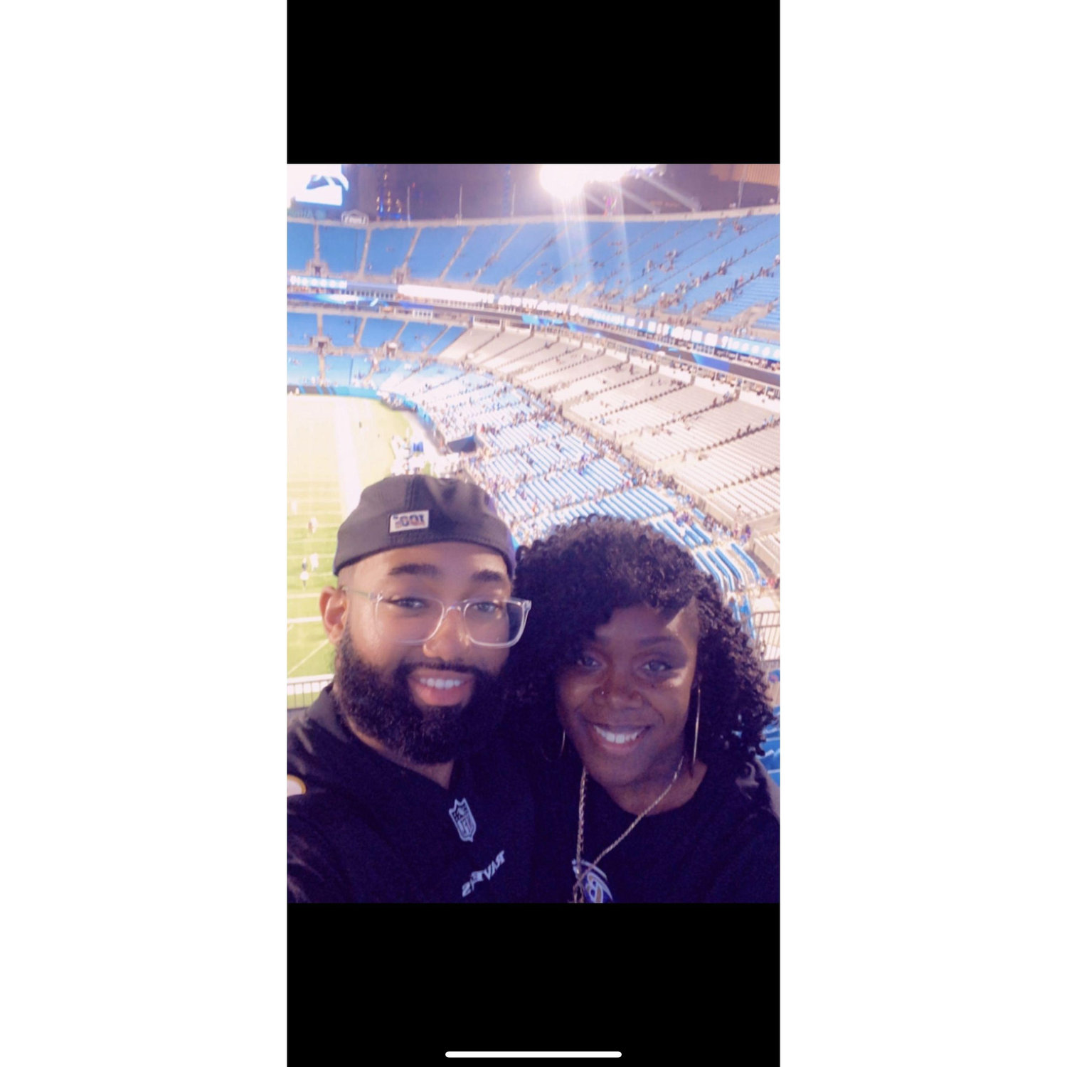 Our first NFL game.
